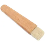 TOPINCN Holzbackpinsel zum Backen, hitzebeständig, Gebäck, Grillen, Marinade, Kuchen, Fleisch, Desserts, Ölsauce, Butter, Kochwerkzeug (flacher Griff)