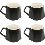 Intirilife Teetasse 0,35 l Schwarz 4 St.