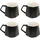 Intirilife Teetasse 0,35 l Schwarz 4 St.