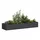 vidaXL Pflanzkübel 280 x 80 x 40 cm Schwarz