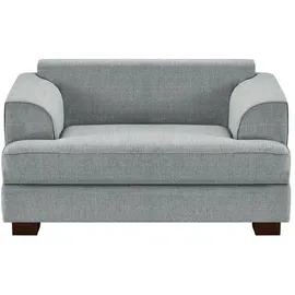 Soho Sessel Franka Flachgewebe 136 x 87 x 103 cm Grau mit Kissen