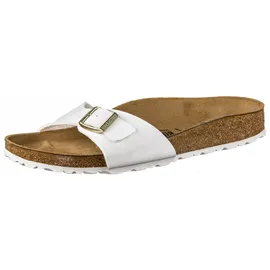 Birkenstock Madrid Birko-Flor Lack schmal patent white 42