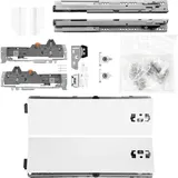 vasalat BLUM Schubladenschienen TANDEM Zargenhöhe 115mm 30kg, NL600mm, weiß, bis KB600mm