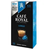 CAFE ROYAL Kaffeekapsel Alu Lungo geeiget für Nespressom LUNGO