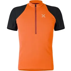 Montura Neverland Zip T-shirt arancio brillante/tobacco (6861) S