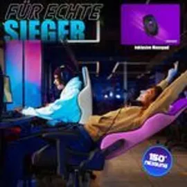 Kesser Gamingstuhl Kunstleder Rosa/Violett