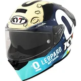 KYT R2R Max Foggia Mugello 2022 Replica Helm, blau-beige, Größe XS für Männer