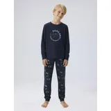 NAME IT NKMNIGHTSET Schlafanzug Blau 134-140