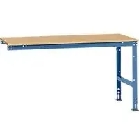 Manuflex Ansatztisch UNIVERSAL Standard, Tischplatte Multiplex, 1750x1000, brillantblau
