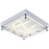 ESTO Muster 1x LED eckig silber