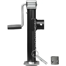 PRO PLUS Anhängerstütze mit Kurbel und Halter klappbar 1000 kg 420-680 mm
