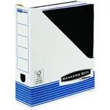 Bankers Box Archiv-Stehsammler Bankers Box weiß/blau, 10 St.