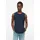s.Oliver Slim Fit Tank Top aus Baumwollmix mit Crew Neck - blau - L