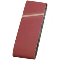 KWB Schleifbänder 75x457 mm aus Edelkorund mit Körnung 80,