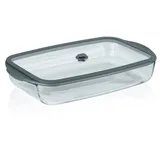 Kela Frischhaltedose rechteckig transparent 39 x 24 x 7,5 cm 3,5 l