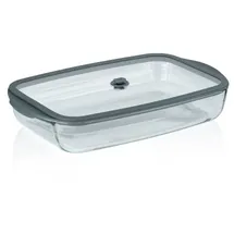 Kela Frischhaltedose rechteckig transparent 39 x 24 x 7,5 cm 3,5 l