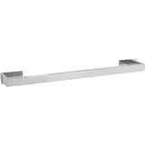 Wenko Turbo-Loc Badetuchstange UNO Genova Shine 60 cm, Handtuchstange aus Edelstahl für Badetücher oder Handtücher, Befestigen ohne Bohren, rostfrei, (B x H x T): 61 x 4,4 x 7,6 cm, Glänzend