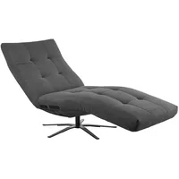 KAWOLA Relaxliege LETICIA Feincord 0 x 0 x 0 cm Grau mit Akku