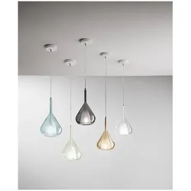 Fabas Luce Lila 1-flg. 40 W 30 cm Metall azurblau