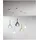 Fabas Luce Lila 1-flg. 40 W 30 cm Metall azurblau
