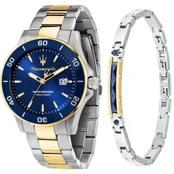 Maserati Uhren-Set Competizione R8873600007 - silber