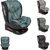 Lorelli i-Size Kindersitz Nebula (40-150cm) Isofix, 360° drehbar, verstellbar grün