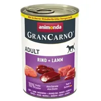 Animonda Gran Carno Adult 400g Dose Hundenassfutter 6 x 400 Gramm Rind + Lamm