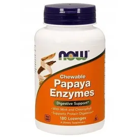 NOW Foods Papaya Enzym Lutschtablette (180 Lutschtabletten)
