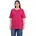Ulla Popken Ulla Popken Damen große Größen Basic-Shirt Rundhals Magentapink 50-52