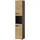 inn.furn Hochschrank 38 x 193 cm Grau/Eiche Artisan Holz