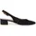 TAMARIS Damen Sling Pump mit Blockabsatz Leder, blau, 37 EU
