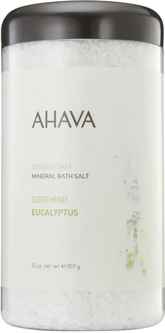AHAVA Deadsea Salt Mineral Bath Salt Eucalyptus 907 g