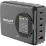 VOLTCRAFT UC-4C1A240W01 USB Ladegerät Schwarz