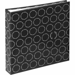 Hama Jumbo-Album "Ivy" 30x30, 80 weiße Seiten schwarz