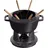Staub Fondue Set Schwarz