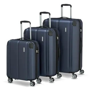 Travelite City Koffer-Set 3-tlg. marine/blau