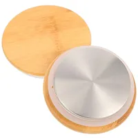 HEMOTON 2st Deckel Der Teekanne Krugdeckel Für Kaltgetränke Krugdeckel Aus Glas Wasserkrug Glas Verschluss Für Saftkaraffe Austausch des Wasserkrugdeckels Saftglas Wasserkocher Metall Holz