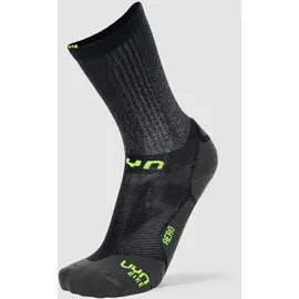 Uyn Aero Fahrradsocken Black/Lime 42-44