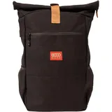 8000Kicks Everyday Hanf Rucksack – leichter und wasserdichter Rucksack mit Anti-Diebstahl-Tasche und geräumigem Innenraum (Schwarz)