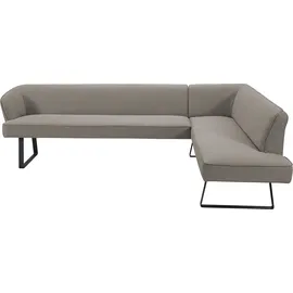 exxpo - sofa fashion Eckbank EXXPO - SOFA FASHION "Americano", bunt (melange), B:270cm H:83cm T:197cm, Sitzbänke, Eckbank, mit Keder und Metallfüßen, Bezug in verschiedenen Qualitäten