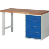 Tecwerk, Werkbank + Arbeitsbock, Werkbank Serie BK 650 (150 cm, 70 cm)