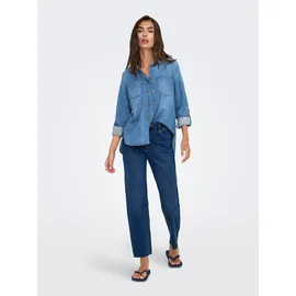 Only ONLYASMIN SHIRT L/S DNM AKM NOOS Blau S
