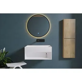 Bernstein Wandwaschbecken Twg71 Mineralguss Weiß matt 80cm