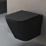 doporro Aachen mit WC-Sitz Schwarz