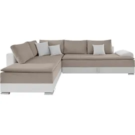 INOSIGN Ecksofa Night & Day L-Form mit Dauer-Schlaffunktion mit Armlehne«, mit Boxspring-Bettfunktion 180x200 cm und Bettkasten, Dauerschläfer!