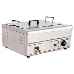 Beeketal Gastronomie Friteuse Fritteuse 400 V BWF-181