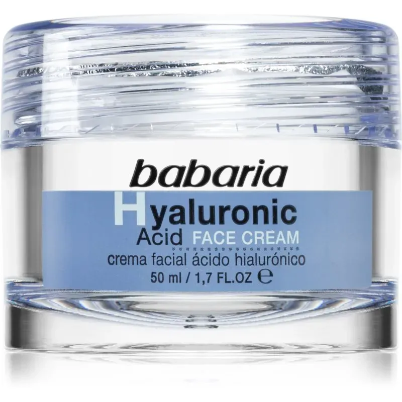 Babaria Hyaluronic Acid feuchtigkeitsspendende Gesichtscreme 50 ml