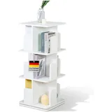 Floordirekt Bücherregal 40 x 40 x 95 cm Weiß