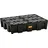 Cemo Auffangwanne 60l Kunststoff L800xB600xH180mm schwarz mit PE-Rost