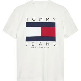 Tommy Hilfiger TJM REG FLAG GRAPH BCKPRNT T Rundhals weiß 3XL